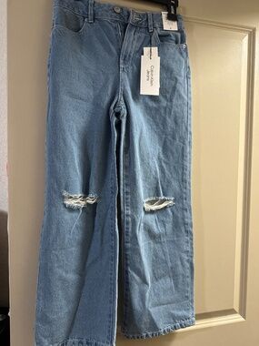 Calvin Klein jeans kids size 12 high rise, wide leg new with tag